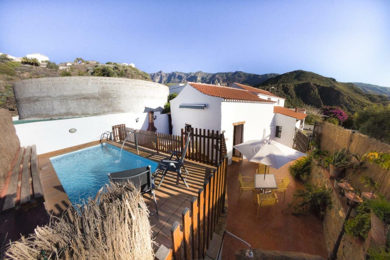 San Bartolomé Vivelorural Casa Tunte 1, Piscina Y Terrazaヴィラ エクステリア 写真